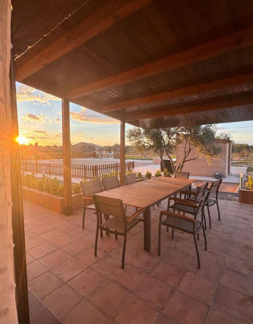 Porche complejo rural Santa Emma